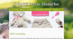 Desktop Screenshot of bazarslunicko.net